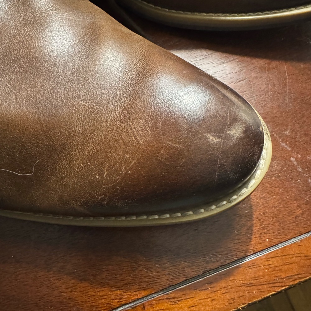 Base London Dark Brown Chukka Boots - Picture 5 of 6